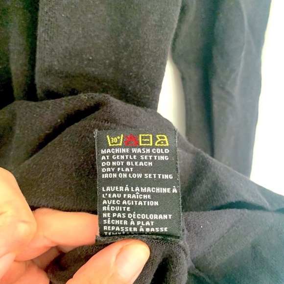 Kersh Black Cotton Blend Long Sleeved Cozy Slim Fit Sweater SZ M - Picture 11 of 11